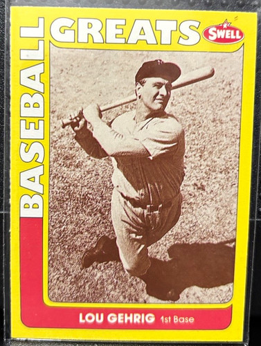1991 swell baseball greats lou - swell,