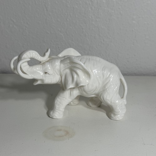 Vintage porcelain elephant - vintage,