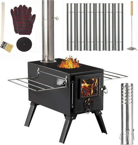 Hot tent stove - stove, wood