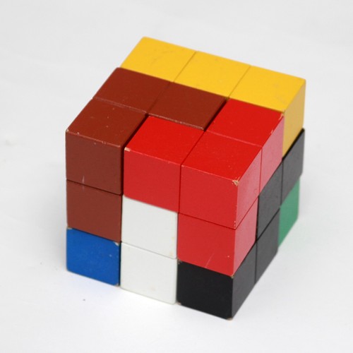 Creative wooden cube puzzle - creative,
