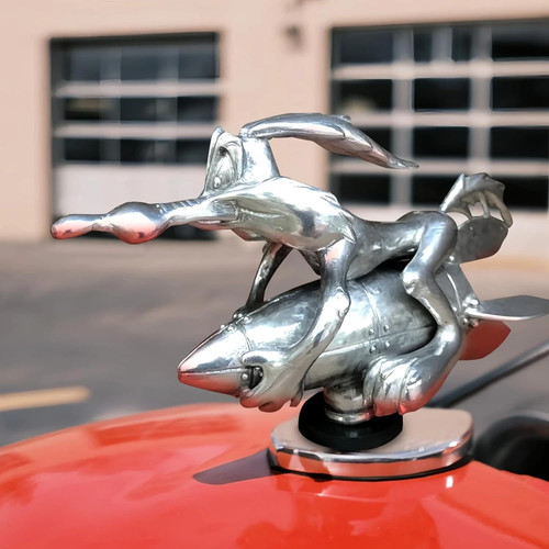 Coyote trucks hood ornament - coyote,