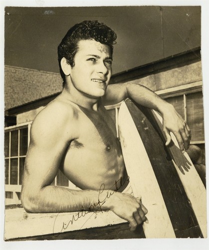 Tony curtis 1950 autographed - curtis,