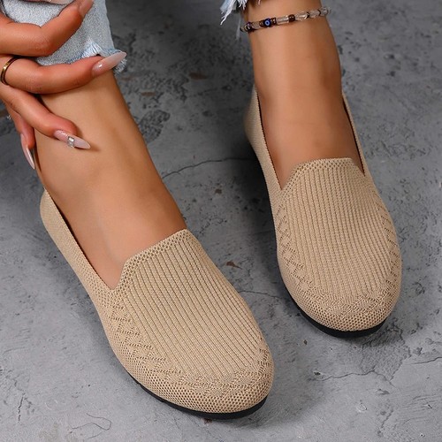 Women knit loafers - women's, on