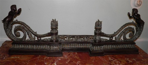 Ornate bronze figural - ornate,