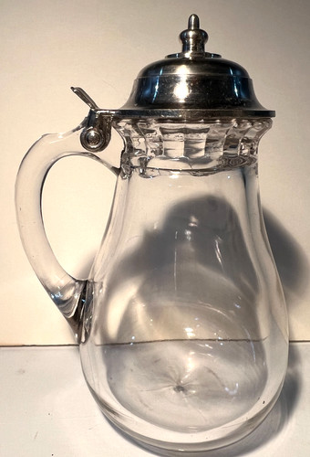 Old syrup pitcher plain - syrup,