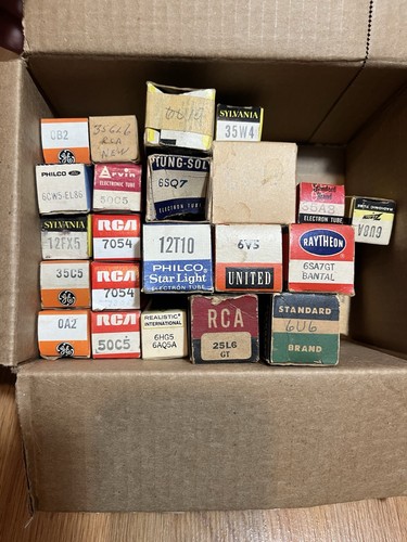 Vintage vacuum tube lot - vacuum, of