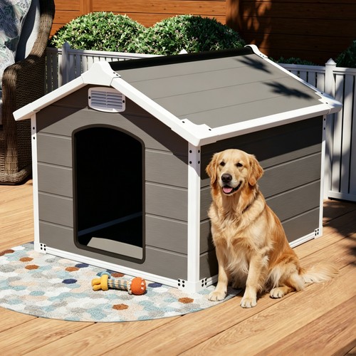 Large resin dog - large,