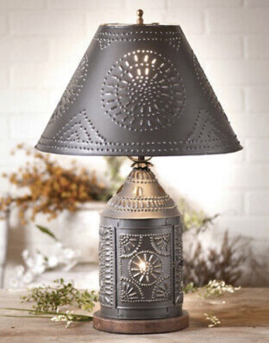 Tinner revere lamp with - tinner's,
