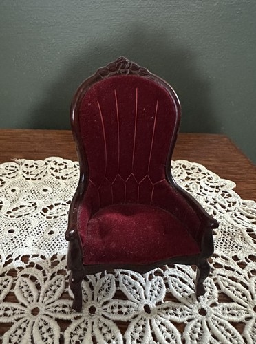 Vtg dollhouse wooden - vtg,
