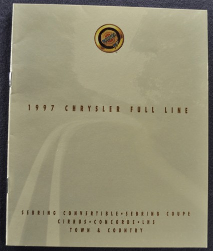 1997 chrysler brochure sebring - chrysler,
