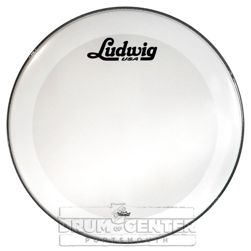 Ludwig smooth white bass drum - white,