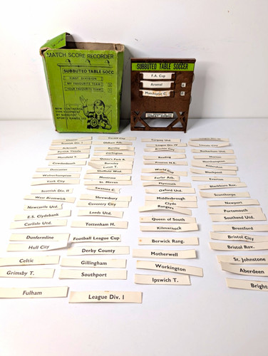 Subbuteo set table football - set,
