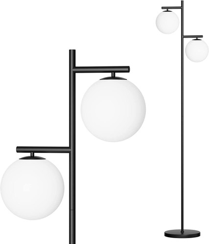 Ralbay matte black globe - black, floor