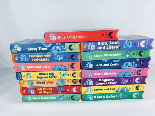 Blues clues lot vhs tapes - lot, (15)