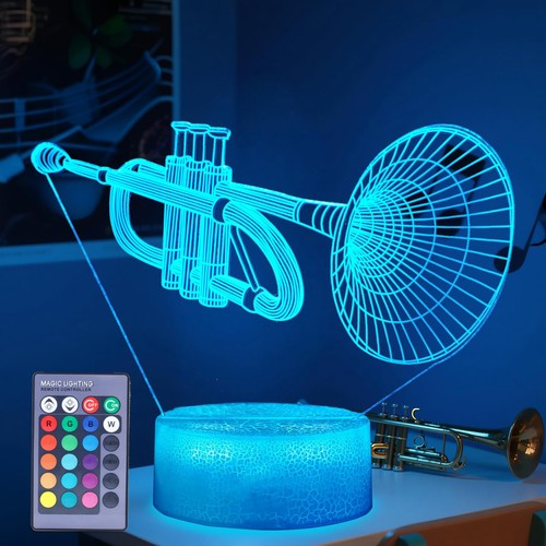 Trumpet night light - night, light,
