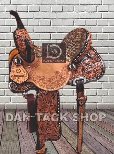 Western horse leather - leather, saddle