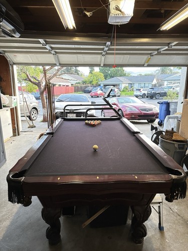 Stone pool table - pool,