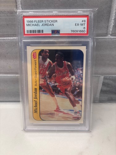 Psa 1986 fleer sticker - psa,