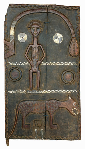West african carved wooden - carved,