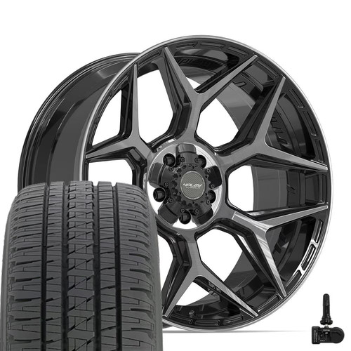 4p06 black 22x10 rims - 4p06,