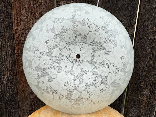 Vtg lace pattern glass - vtg,