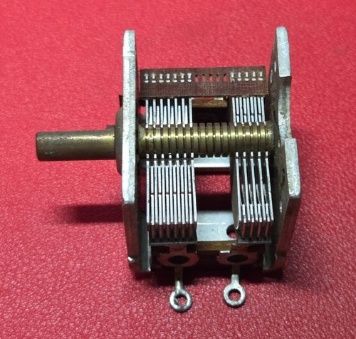 Vintage air variable capacitor - air,