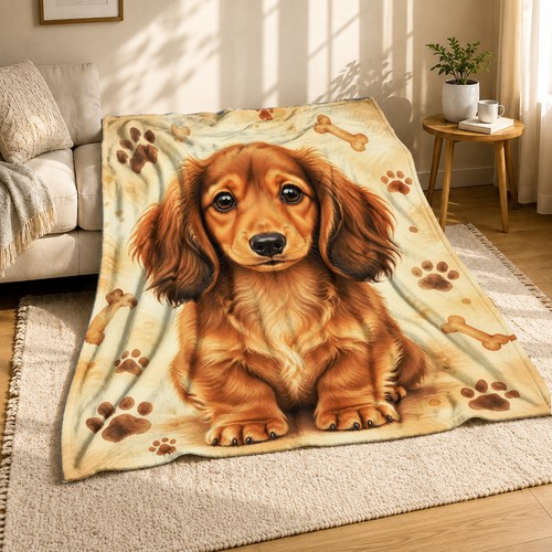 Long haired dachshund puppy - haired,