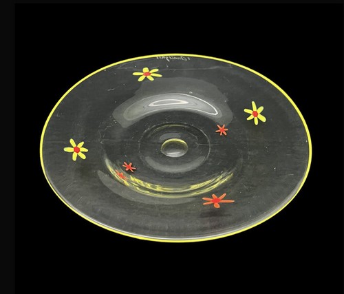 Ooak signed annieglass platter - ooak,