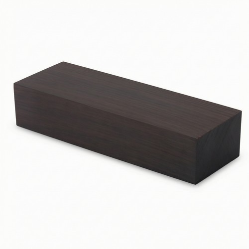 Ebony wood block - block, sealed-sealed