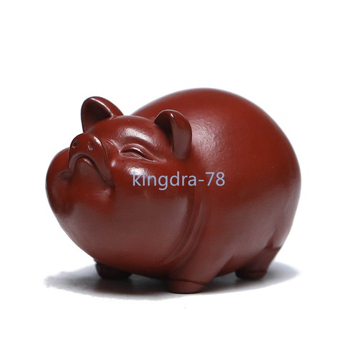 7cm purple clay handcarved - 7cm,