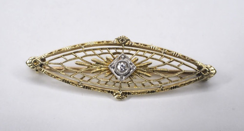 Antique brooch pin - , krementz