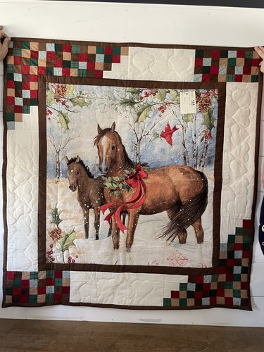 Amish handmade lap quilt wall - amish, quilt/wall