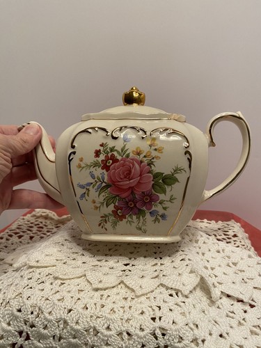 Vtg sadler england cube teapot - vtg,
