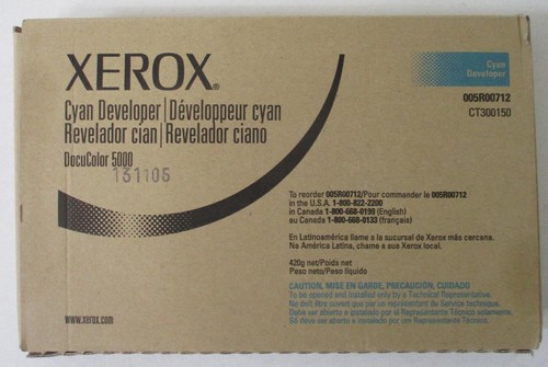 Xerox cyan developer - developer, genuine