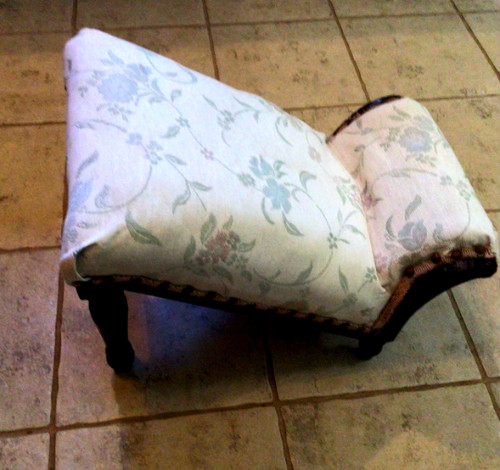 Antique footstool victorion - antique,