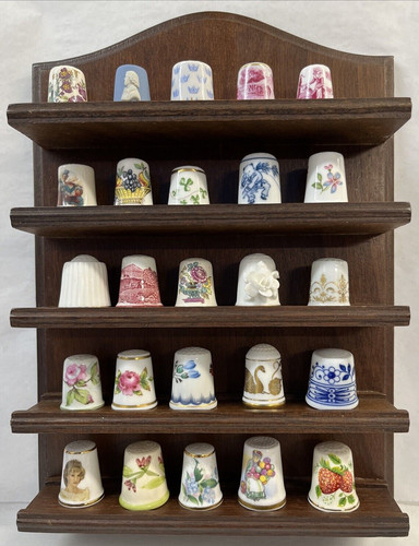 Lot thimbles wood - of,