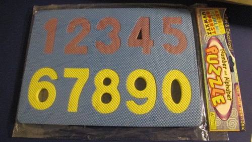 Foam numbers puzzle soft - numbers,