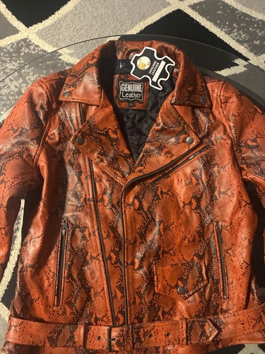 Genuine leather snakeskin - genuine,