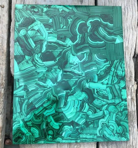 Malachite side table top - malachite,