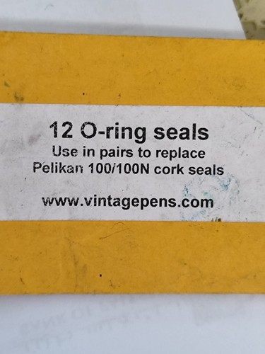 Replacement ring seals - replacement, 12