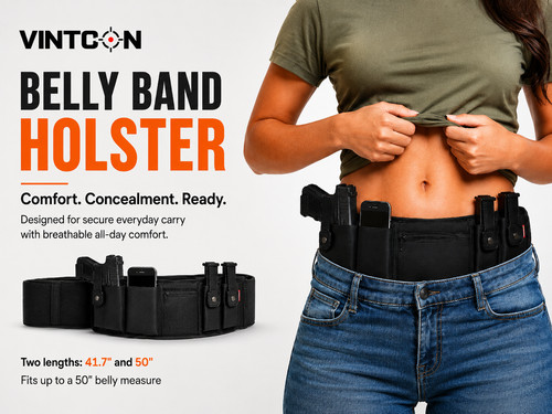 Belly band holster for - belly,