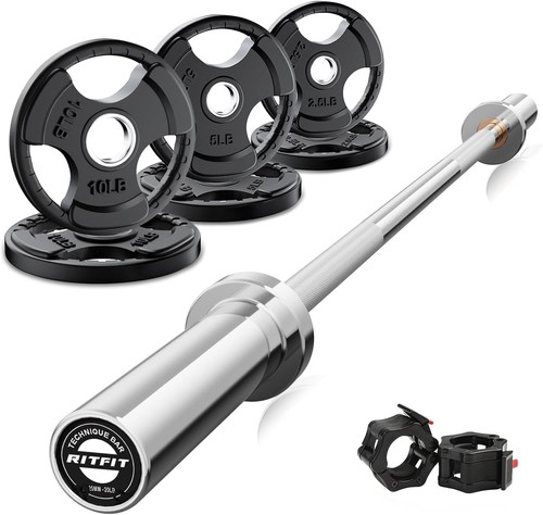 Barbell weight set 4ft olympic - barbell,