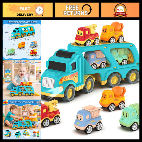 Construction toy trucks set - trucks,