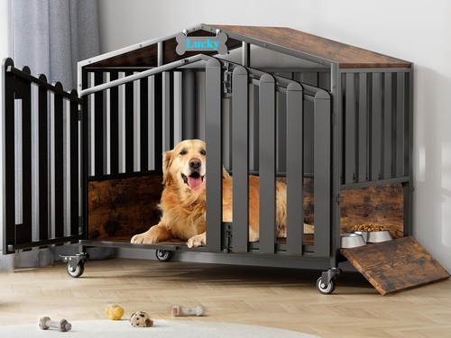 Heavy duty dog crate - 41“,