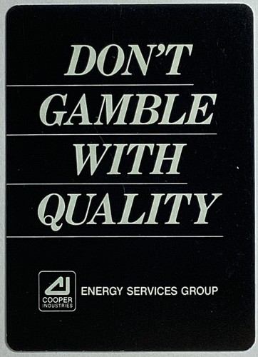 Don gamble quality - don't,