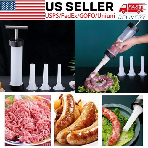 Manual sausage stuffer - sausage,