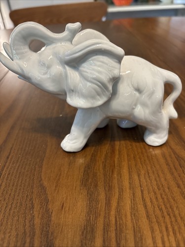 Elephant trunk ceramic - elephant,, up,