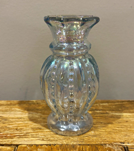 Vtg fenton iridescent beaded - fenton,