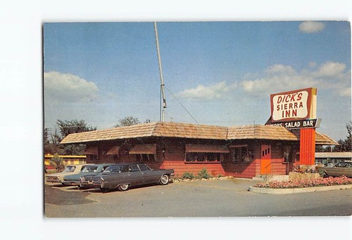 Postcard dicks sierra inn - postcard,