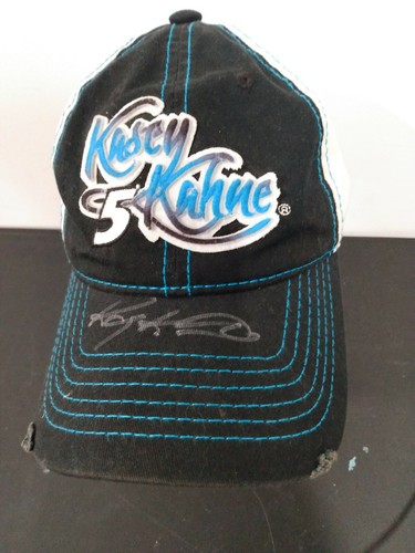 Kasey kahne autographed hat - kasey,